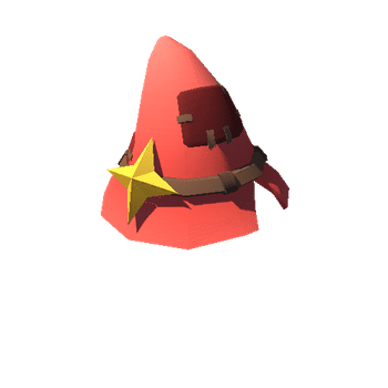 Wizard Hat 10 Red